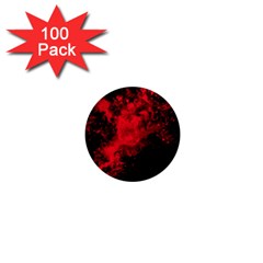 Red Smoke 1  Mini Buttons (100 Pack) 