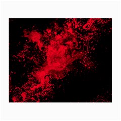 Red Smoke Small Glasses Cloth by berwies