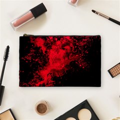 Red Smoke Cosmetic Bag (medium) 