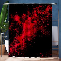 Red Smoke Shower Curtain 60  X 72  (medium)  by berwies