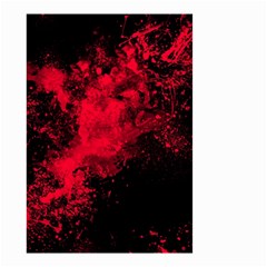 Red Smoke Small Garden Flag (two Sides)