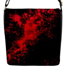 Red Smoke Flap Messenger Bag (s) by berwies