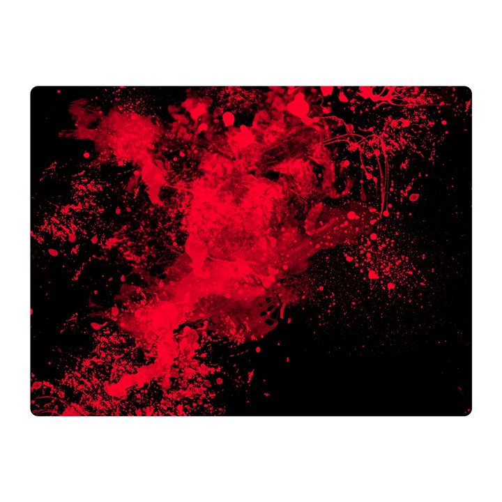 Red smoke Double Sided Flano Blanket (Mini) 