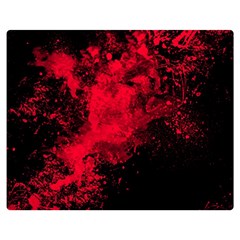 Red Smoke Double Sided Flano Blanket (medium)  by berwies