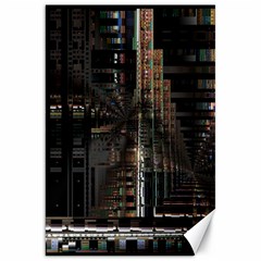 Blacktechnology Circuit Board Electronic Computer Canvas 20  X 30  