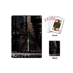 Blacktechnology Circuit Board Electronic Computer Playing Cards (mini)  by BangZart