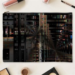 Blacktechnology Circuit Board Electronic Computer Cosmetic Bag (xxxl)  by BangZart