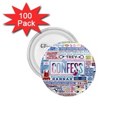 Book Collage Based On Confess 1 75  Buttons (100 Pack)  by BangZart