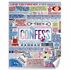 Book Collage Based On Confess Canvas 12  X 16   by BangZart