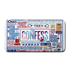 Book Collage Based On Confess Medium Bar Mats