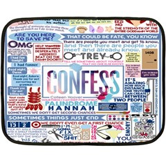 Book Collage Based On Confess Double Sided Fleece Blanket (mini)  by BangZart