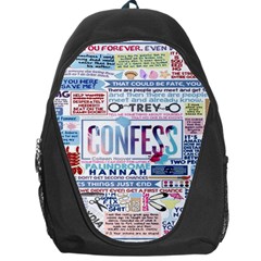 Book Collage Based On Confess Backpack Bag by BangZart