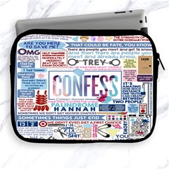 Book Collage Based On Confess Apple Ipad 2/3/4 Zipper Cases