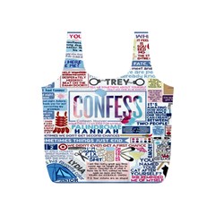 Book Collage Based On Confess Full Print Recycle Bags (s)  by BangZart