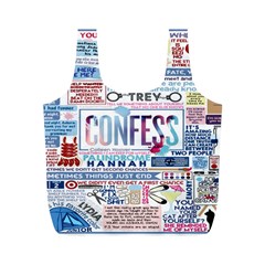 Book Collage Based On Confess Full Print Recycle Bags (m)  by BangZart