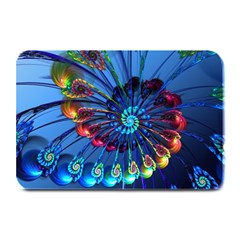 Top Peacock Feathers Plate Mats by BangZart