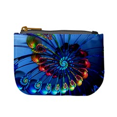 Top Peacock Feathers Mini Coin Purses by BangZart