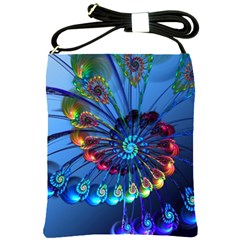 Top Peacock Feathers Shoulder Sling Bags by BangZart