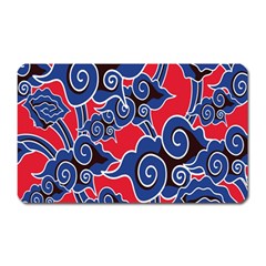 Batik Background Vector Magnet (rectangular) by BangZart