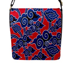 Batik Background Vector Flap Messenger Bag (l)  by BangZart