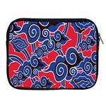 Batik Background Vector Apple iPad 2/3/4 Zipper Cases Front