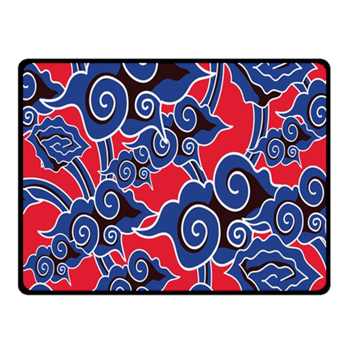 Batik Background Vector Double Sided Fleece Blanket (Small) 