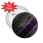 Batik Art Pattern  2.25  Buttons (100 pack)  Front