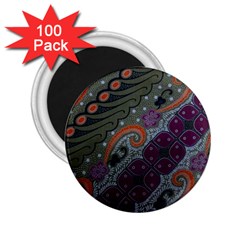 Batik Art Pattern  2 25  Magnets (100 Pack) 