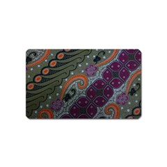 Batik Art Pattern  Magnet (name Card)