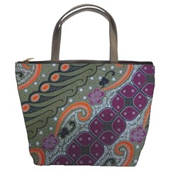 Batik Art Pattern  Bucket Bags by BangZart