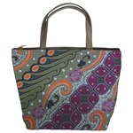 Batik Art Pattern  Bucket Bags Front