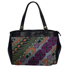 Batik Art Pattern  Office Handbags (2 Sides)  by BangZart