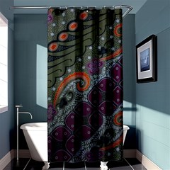 Batik Art Pattern  Shower Curtain 36  X 72  (stall) 