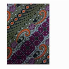 Batik Art Pattern  Large Garden Flag (two Sides) by BangZart