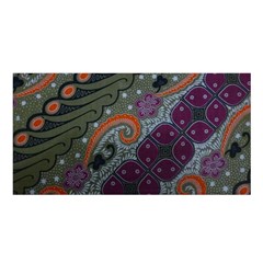 Batik Art Pattern  Satin Shawl