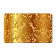 Golden Pattern Vintage Gradient Vector Magnet (rectangular)