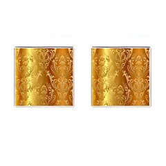 Golden Pattern Vintage Gradient Vector Cufflinks (square) by BangZart