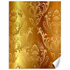 Golden Pattern Vintage Gradient Vector Canvas 12  X 16  