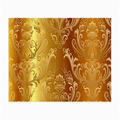 Golden Pattern Vintage Gradient Vector Small Glasses Cloth (2-side) by BangZart