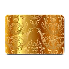 Golden Pattern Vintage Gradient Vector Small Doormat 