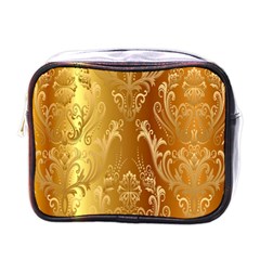 Golden Pattern Vintage Gradient Vector Mini Toiletries Bags