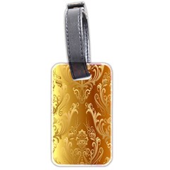 Golden Pattern Vintage Gradient Vector Luggage Tags (two Sides) by BangZart