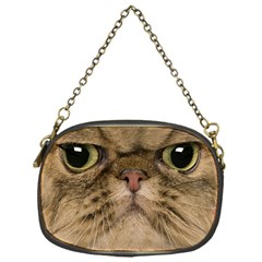 Cute Persian Catface In Closeup Chain Purses (one Side)  by BangZart