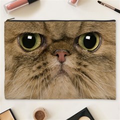 Cute Persian Catface In Closeup Cosmetic Bag (xxxl) 