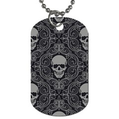 Dark Horror Skulls Pattern Dog Tag (two Sides) by BangZart