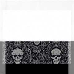 Dark Horror Skulls Pattern Rectangular Jigsaw Puzzl