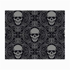 Dark Horror Skulls Pattern Small Glasses Cloth by BangZart