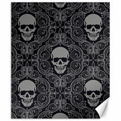 Dark Horror Skulls Pattern Canvas 20  X 24   by BangZart