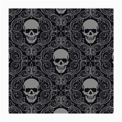 Dark Horror Skulls Pattern Medium Glasses Cloth by BangZart