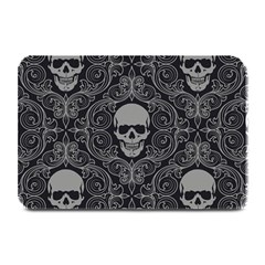 Dark Horror Skulls Pattern Plate Mats by BangZart